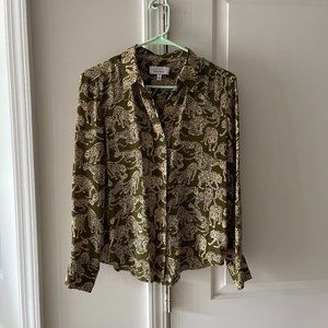 &Other Stories Animal Print shirt